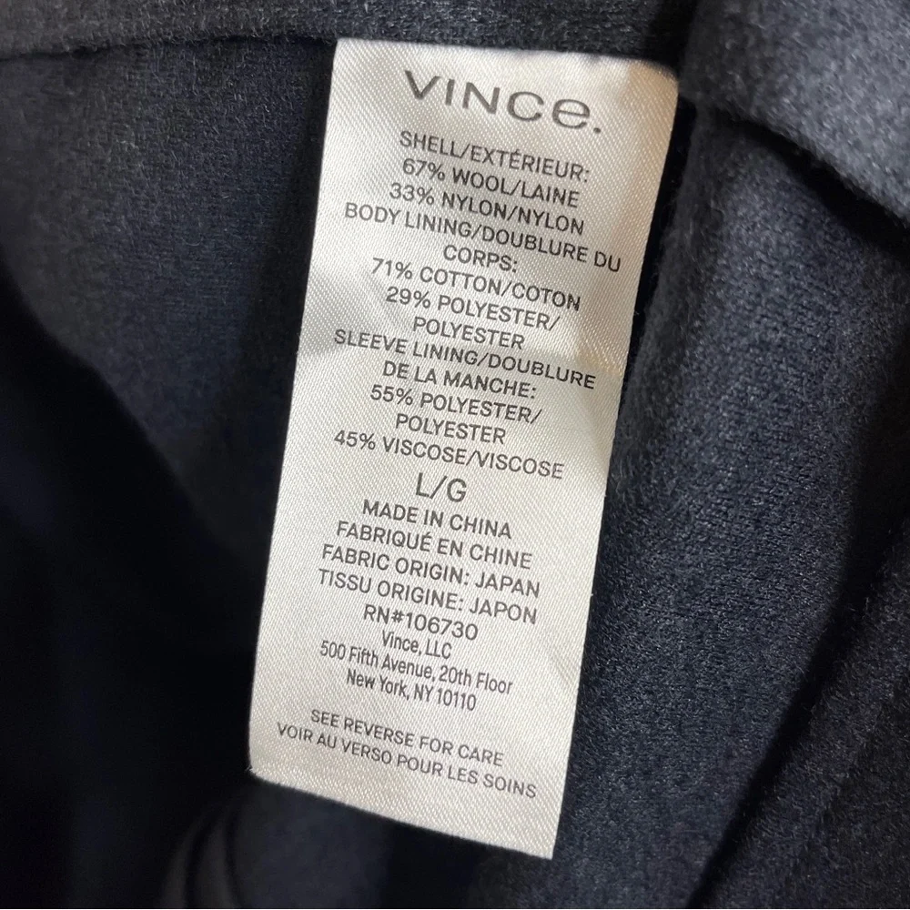 VINCE Relaxed Wool Blend Blazer NEW Size L